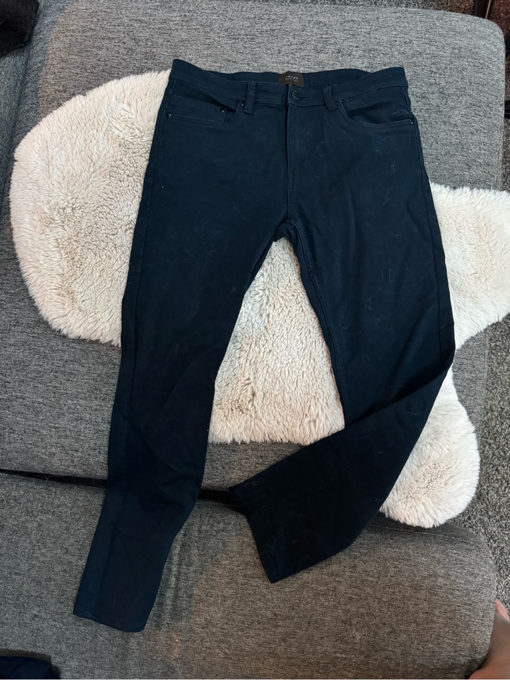 Jachs New York Navy Blue Casual Pants